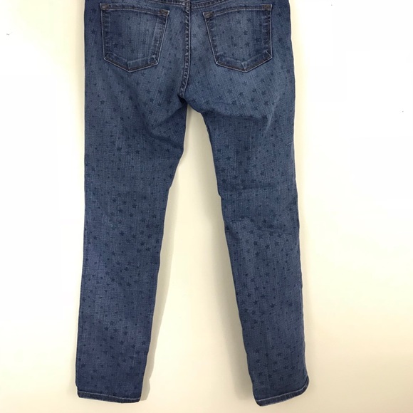 J Brand  Blue Aoki Vin Star Print Skinny Jeans S26 - Picture 5 of 8